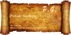 Patak Godvin névjegykártya